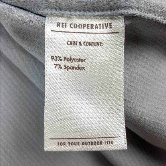 REI Co-Op Shirt Men's Size 2XL Long Sleeve Button Up Gray Polyester Blend - Picture 6 of 11